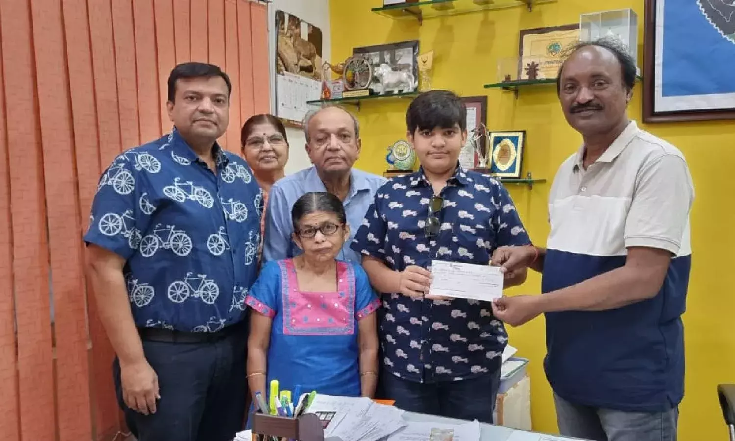 Inspired by release of Cheetahs into MPs Kuno National Park, Hyd boy adopts Cheetah on his birthday