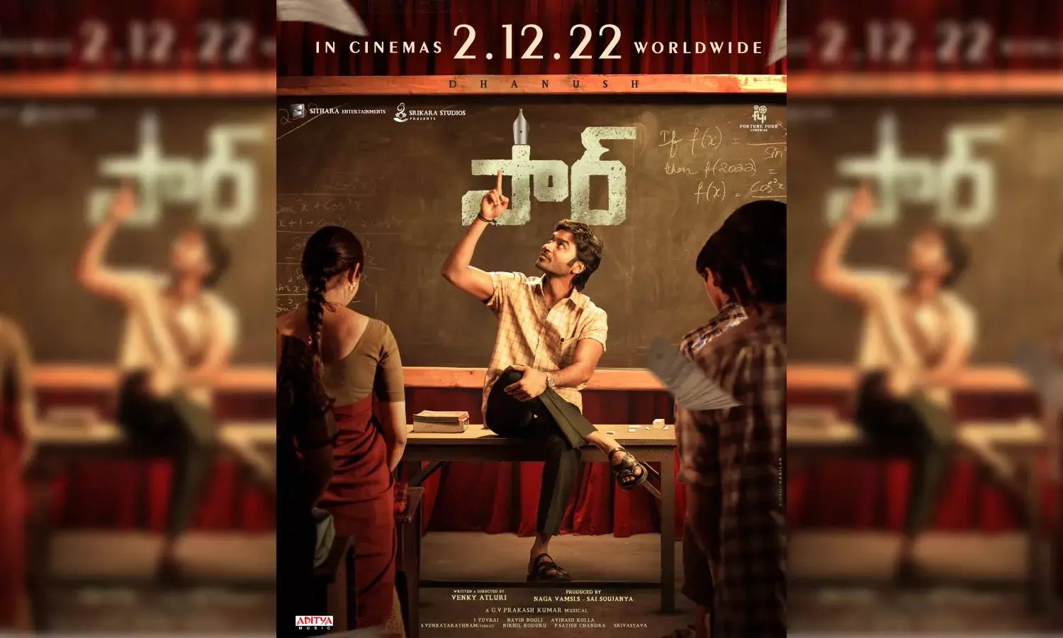 Dhanushs Telugu debut film Sir to hit theatres on 2 December