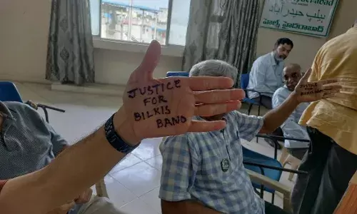 Hyderabad: `Where Are The Women launch tattoo protest to seek Justice for  Bilkis Bano