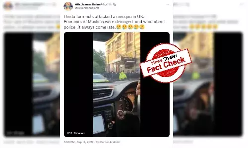 Beware! Dont head to rumors: Mosque wasnt attacked in UKs Leicester