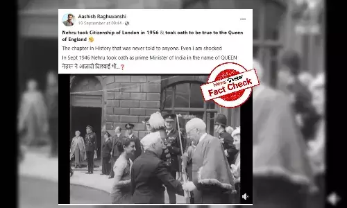 Was Nehru a citizen of London? No, viral claim is false