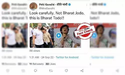 Girl in photo with Rahul Gandhi is not Amulya Leona booked for saying Pakistan Zindabad