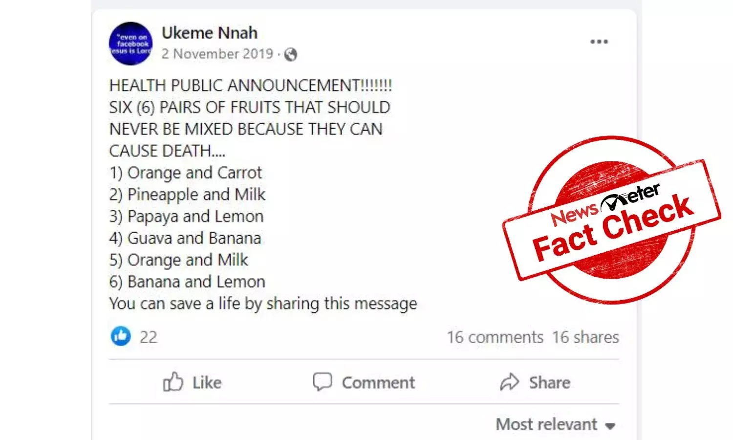Can eating orange & carrot or papaya & lemon be deadly? Find out