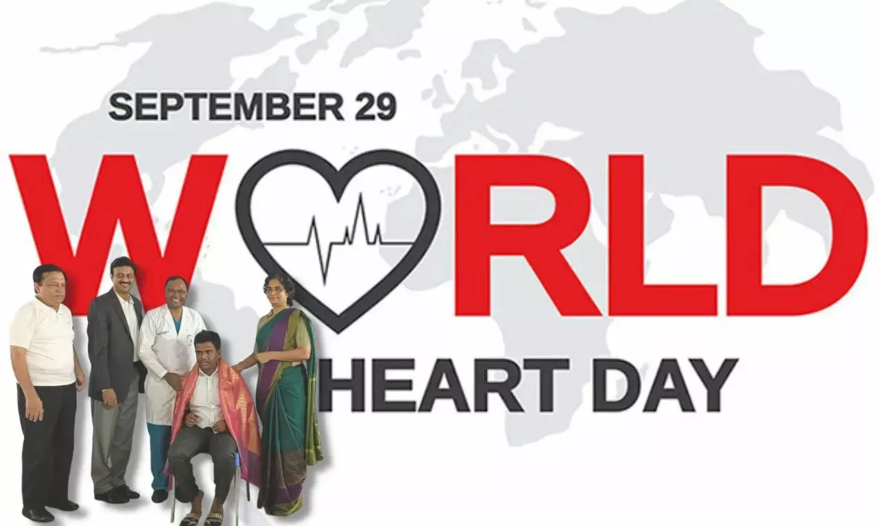 On World Heart Day, Nalgonda mans transplant story, exemplary recovery celebrated