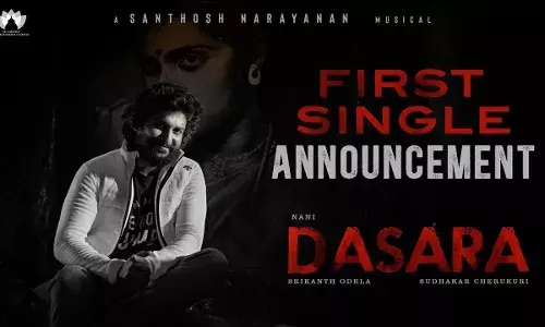Nani announces Massiest Street Song Ever, first single Dhoom Dhaam Dhosthaan from Dasara
