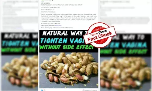 Boiled groundnut water can tighten the vagina in 5 days. Really?
