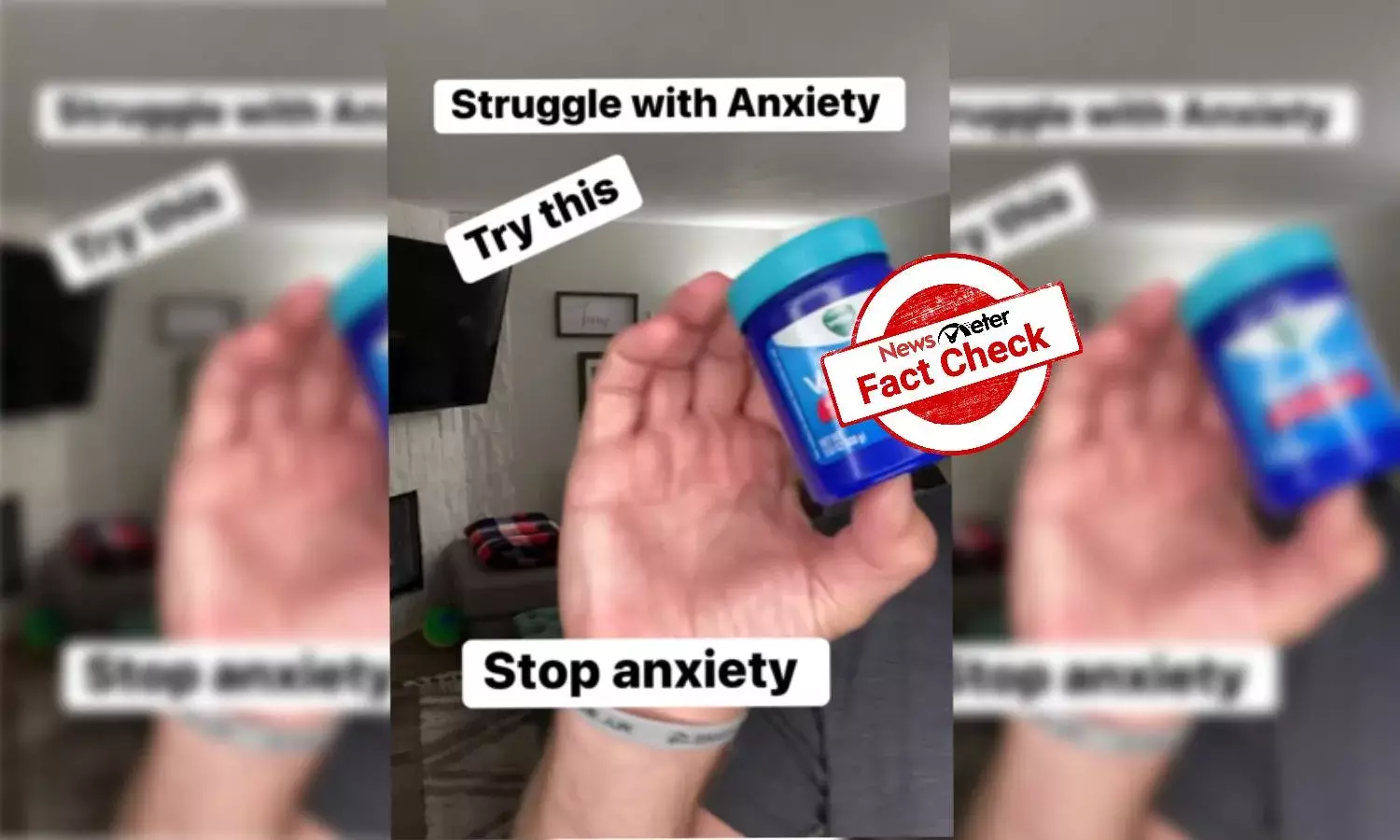 No, Vicks VapoRub cannot help you fight anxiety attack