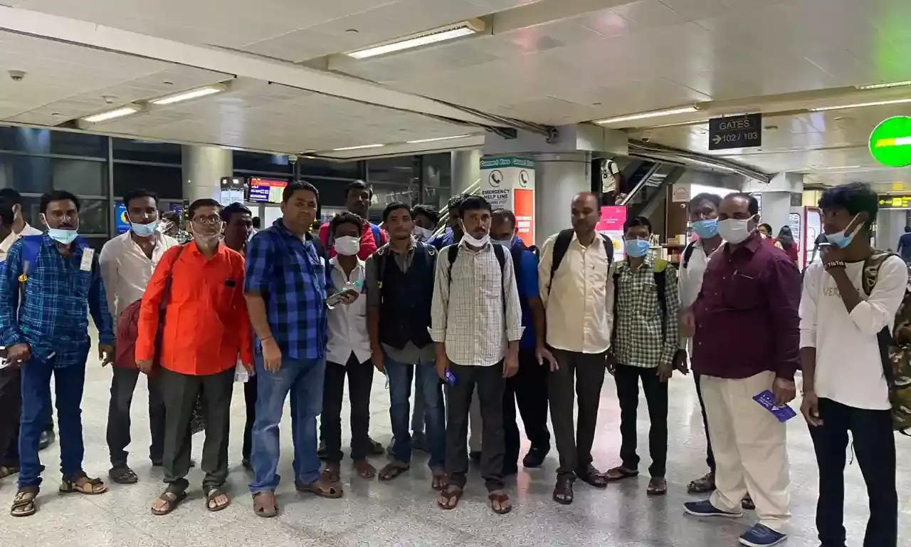 A lifetime experience: Adilabad businessman sponsors flight travel for Adivasi workers to Tirupati