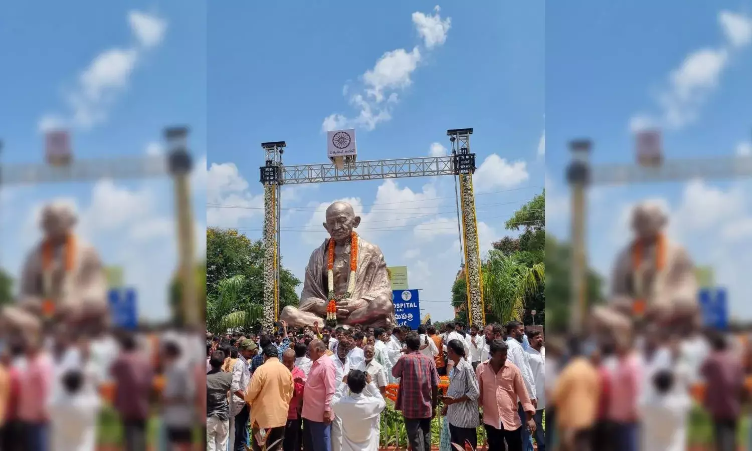 Telangana a fruit of peaceful protests inspired by Gandhi: KCR