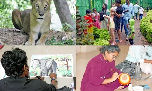68th Wildlife Week: Children learn, participate in fun activities at Vizag zoo