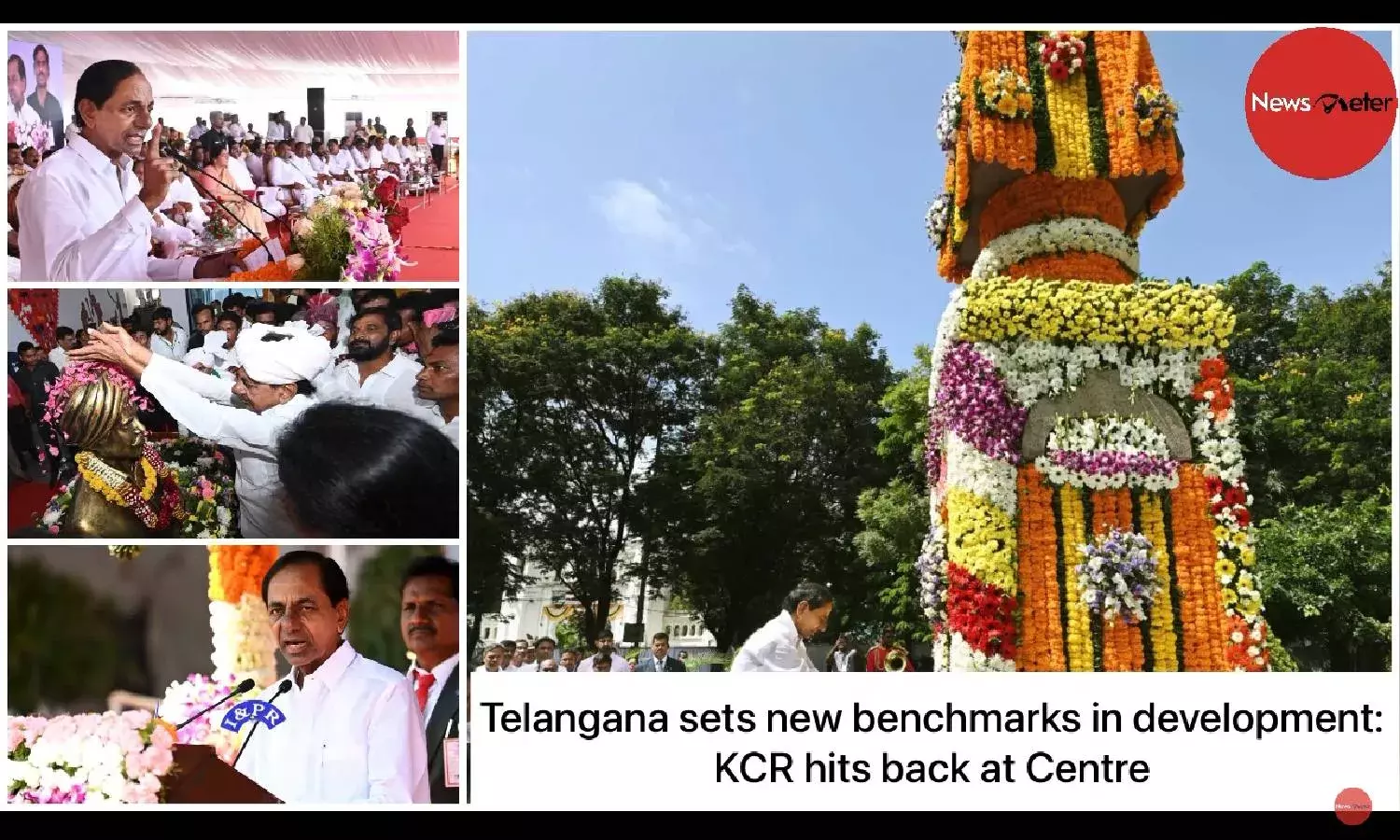 Telangana sets new benchmarks in development: KCR hits back at Centre