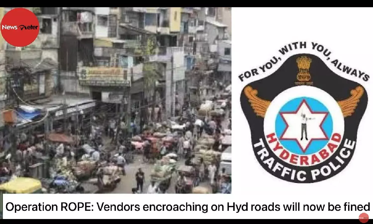 Operation ROPE: Vendors encroaching on Hyd roads will now be fined