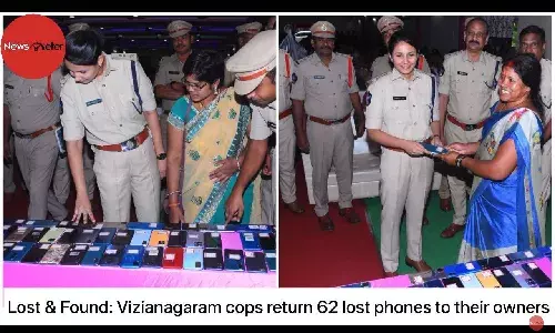 Lost & Found: Vizianagaram cops return 62 lost phones to their owners