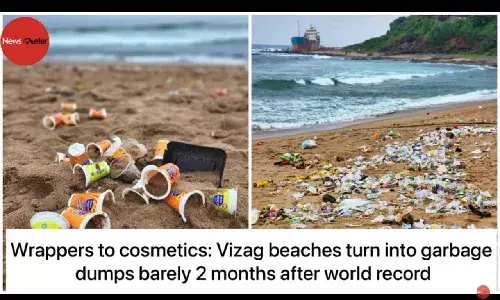 Wrappers to cosmetics: Vizag beaches turn into garbage dumps barely 2 months after world record