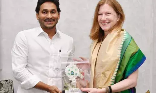US Consul General Jennifer Larson meets Jagan; discusses investment, GDP growth,  pandemic