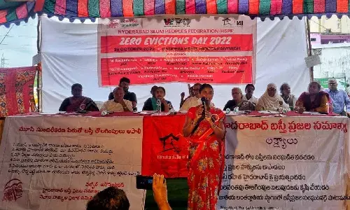 They forced us to leave, destroyed our huts: Hyd slum dwellers speak up on Zero Evictions Day