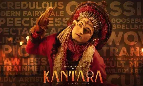 Rishab Shettys Kantara smash hit in Telugu box office; collects Rs. 5 cr on first day