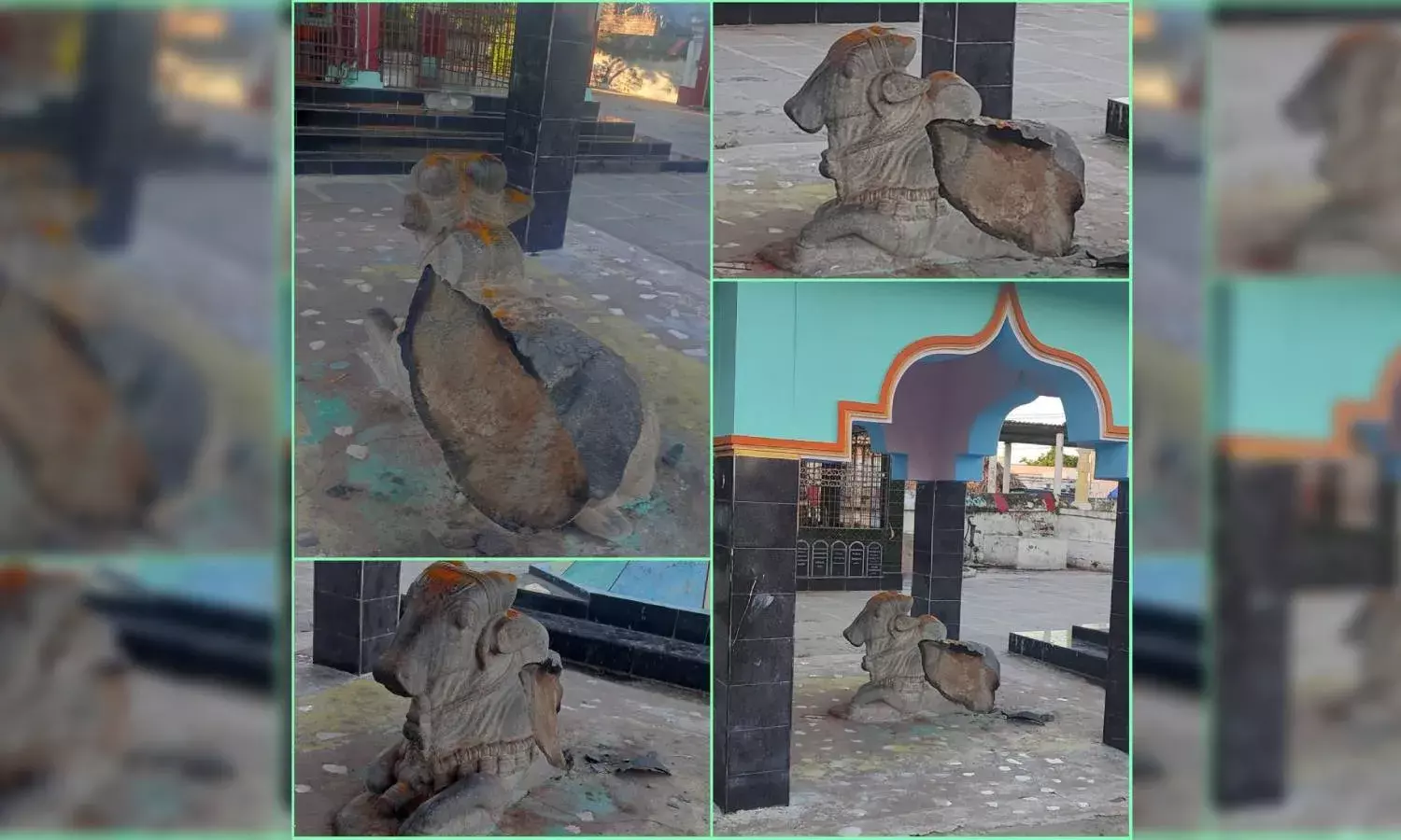 Nandi idol damaged in Prakasam temple; BJP demands inquiry