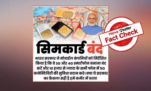 Indian govt did not instruct smartphone companies to stop making 4G, 3G phones