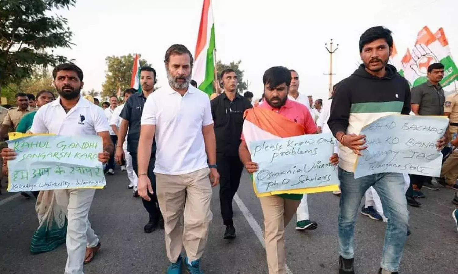 Bharat Jodo Yatra: Palamuru Ranga Reddy project, education discussed on day 3 at Mahabubnagar