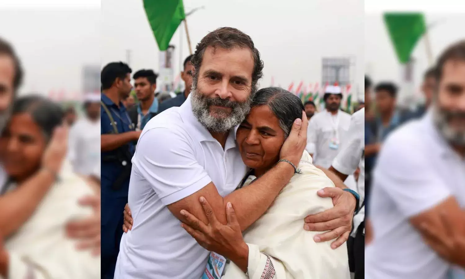Bharat Jodo Yatra Day 55: Rahul Gandhi walks with Rohit Vemulas mother