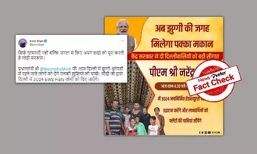 Author Saroo Brierley featured in BJP poster as Delhi EWS flat scheme beneficiary