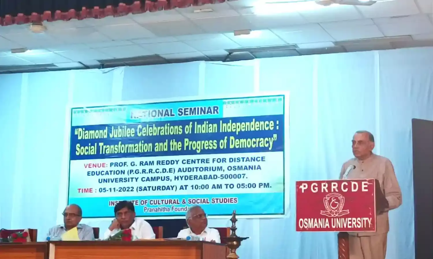 Activists, academics discuss state of Indian democracy, judiciary at seminar held at OU