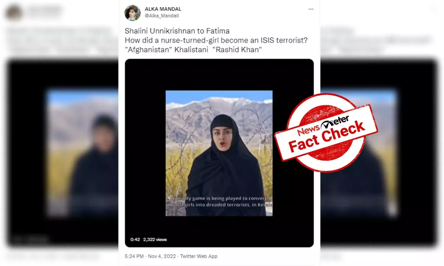 Viral video of Hindu girl joining ISIS is a teaser of upcoming film The Kerala story