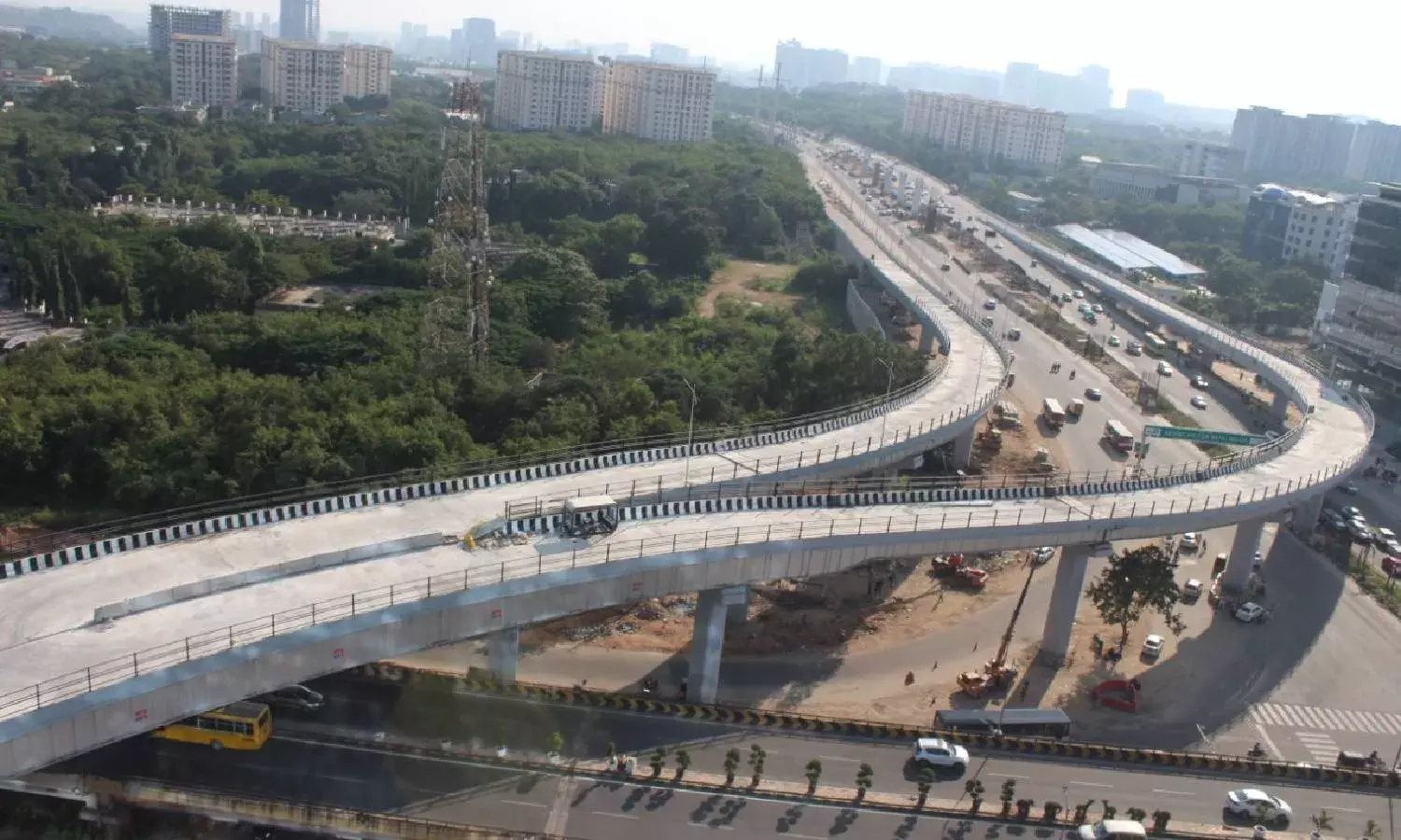 Shilpa flyover to be commissioned by Nov end; travel between financial district-hi-tech city becomes easy