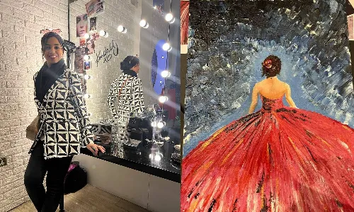 Catheters to Canvas: How Hyderabad doctor took up palette knife painting to de-stress