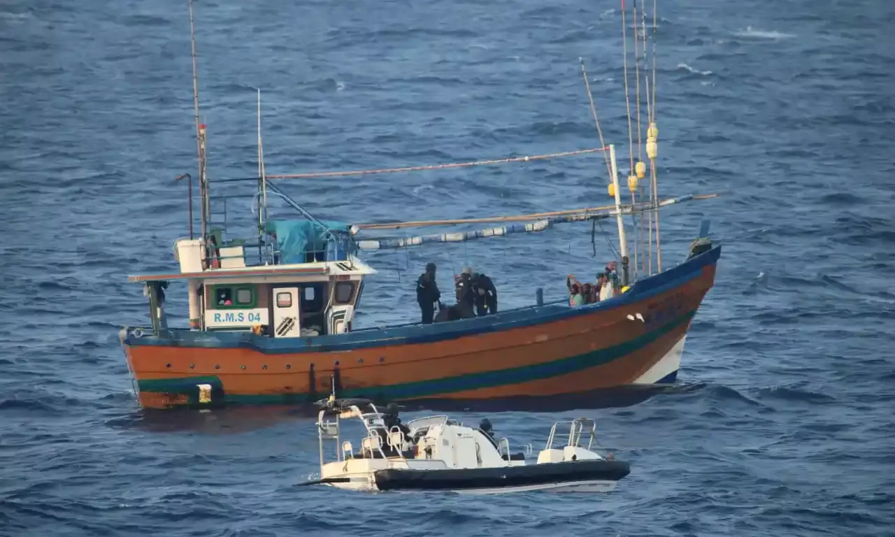 Indian Coast Guard apprehends 2 Sri Lankan fishing boats, 11 crew members