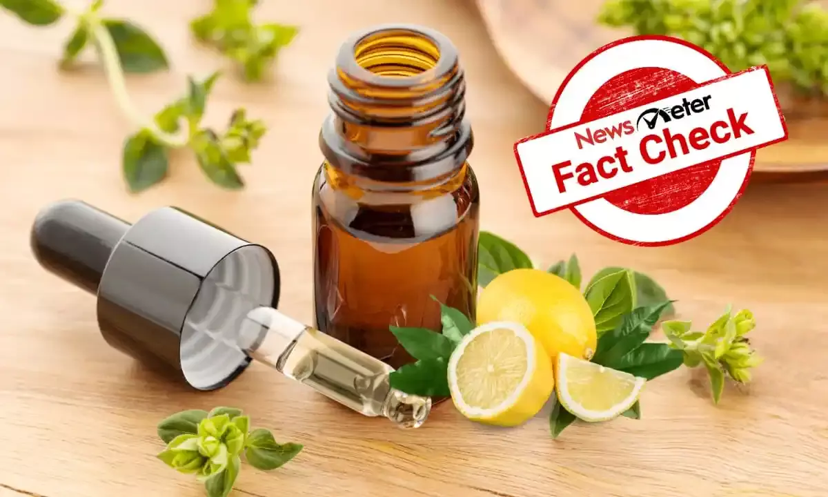 Does oregano oil and lemon drink work as a natural antibiotic?