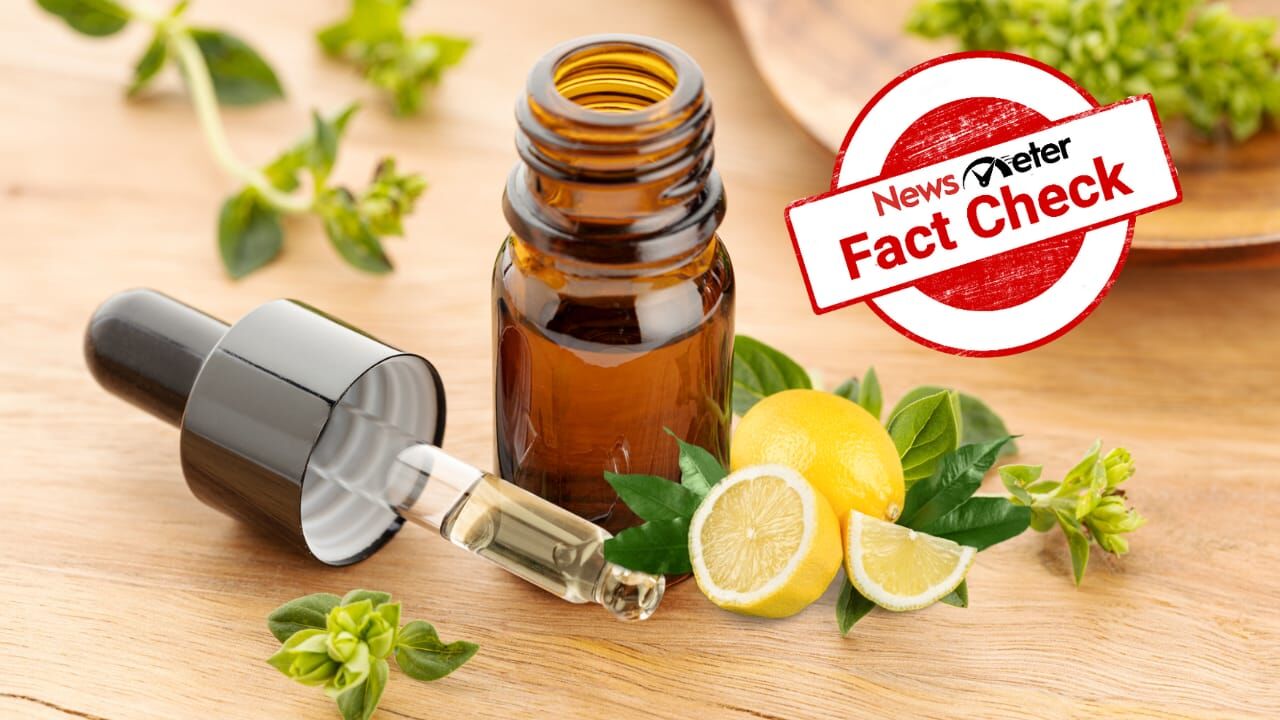 Does oregano oil and lemon drink work as a natural antibiotic?