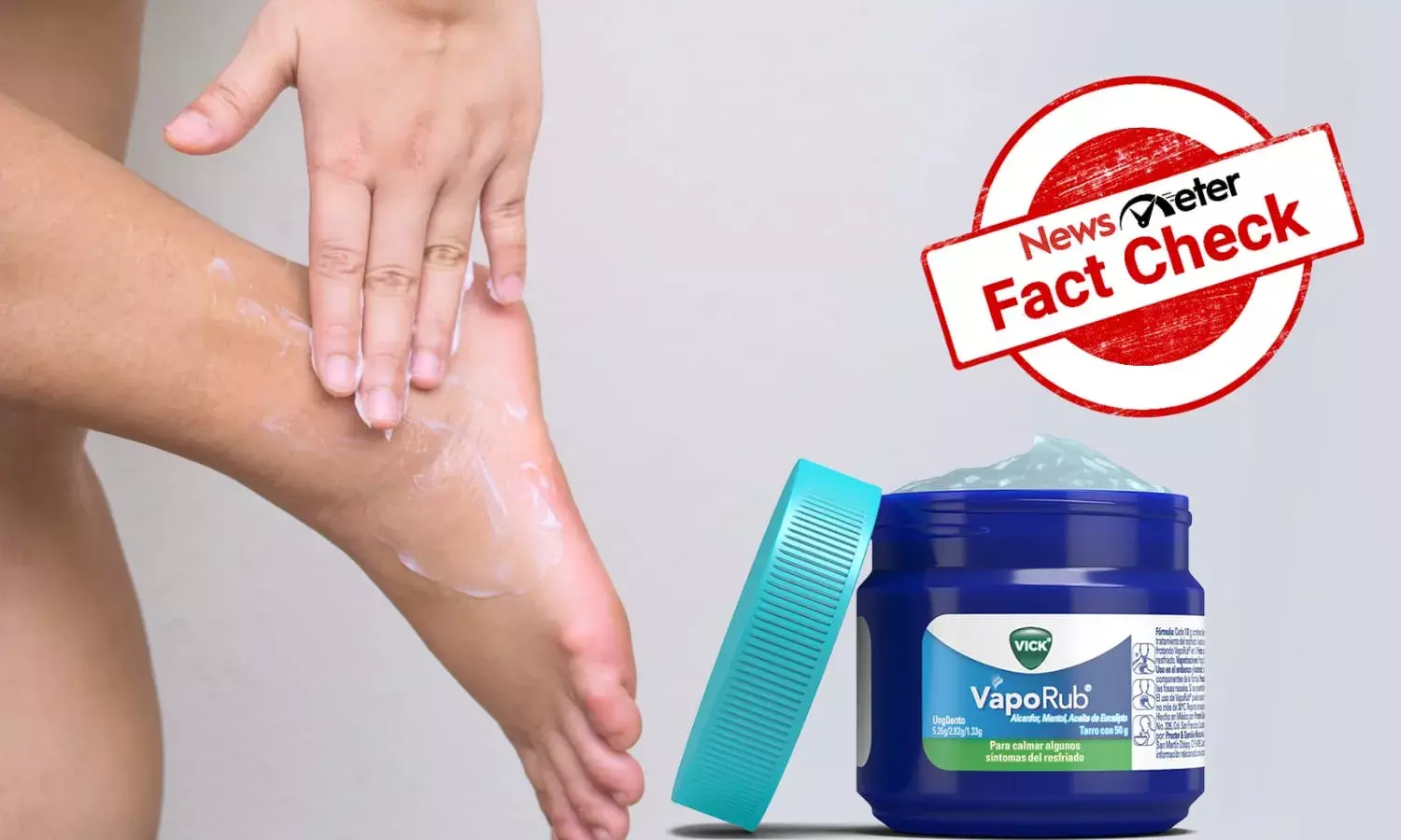 Rubbing Vicks VapoRub on your feet wont cure your cough permanently