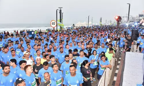 Vizag Navy Marathon: Smiles, thrill, emotions rent the air as 18k ran for fun