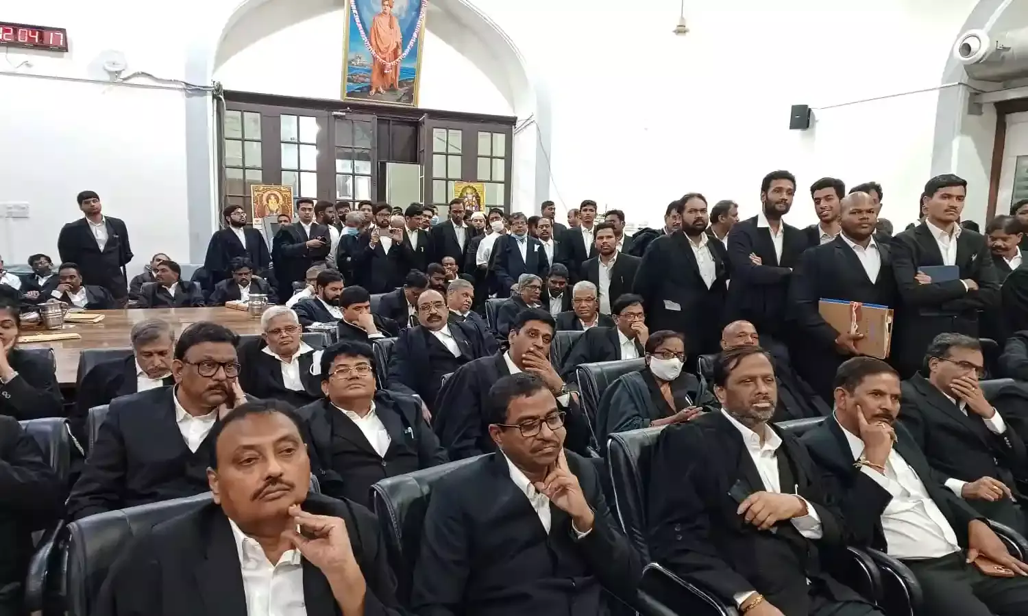 TS High Court advocates to boycott work till recall of Justice Abhishek Reddy