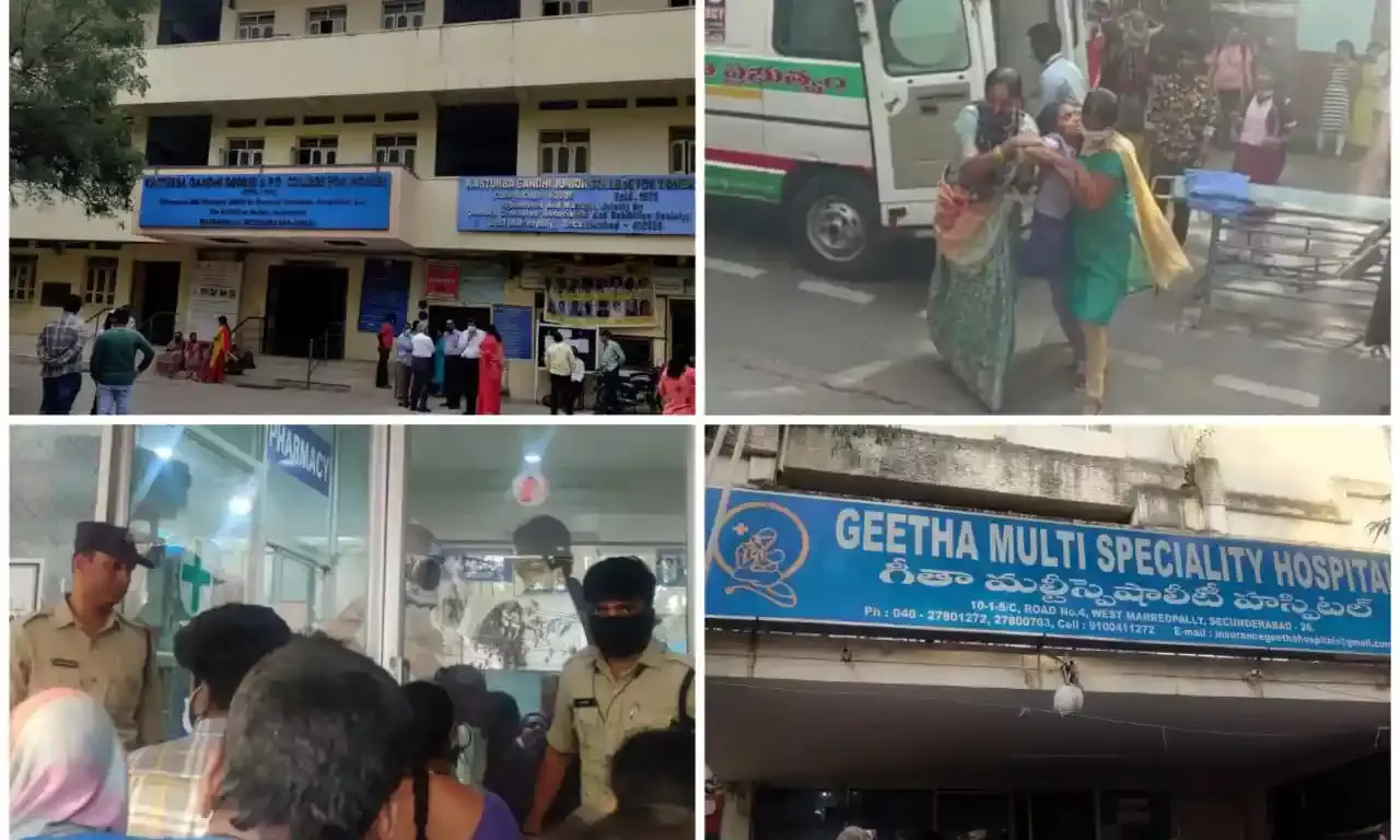 36 students sick after gas leak at Kasturba Gandhi college- Marredpally