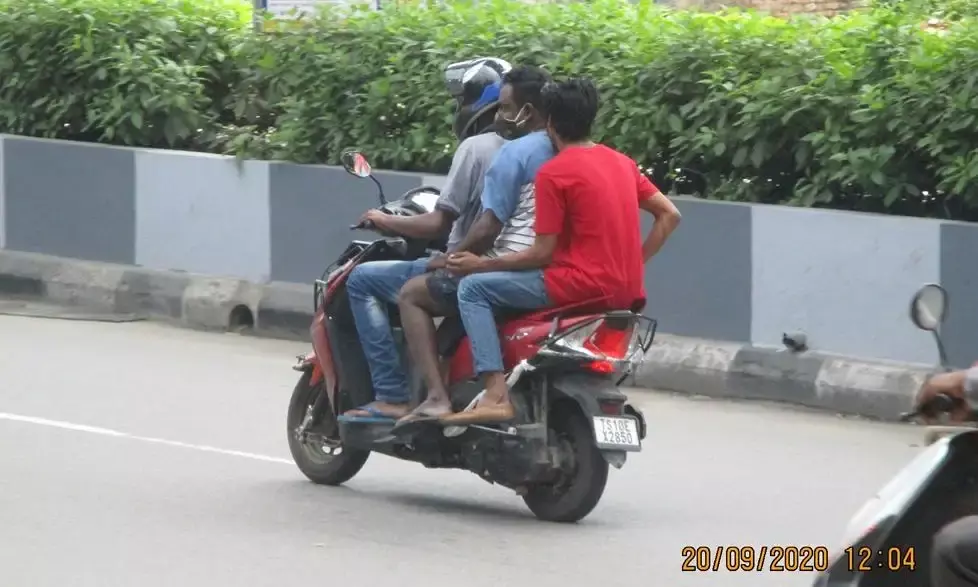 Road safety: Hyd traffic police launches drive against wrong-side driving, triple riding