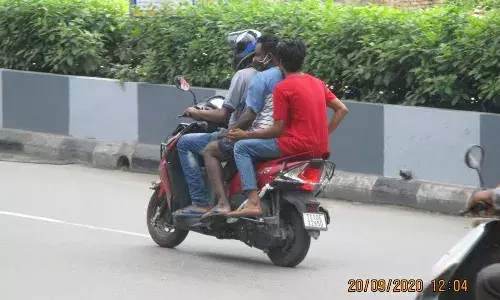 Road safety: Hyd traffic police launches drive against wrong-side driving, triple riding