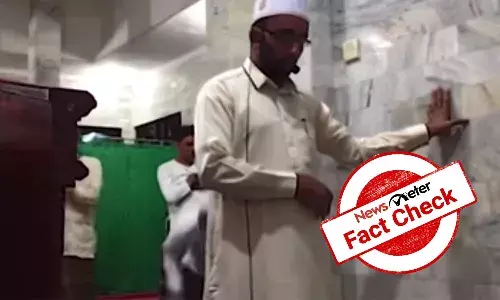 Old video of Imam praying during an earthquake falsely linked to recent Indonesia temblor
