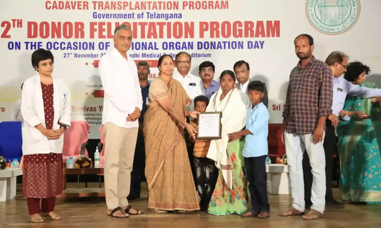 National Organ Donation day: TS conducted 433 transplants under Jeevandan scheme