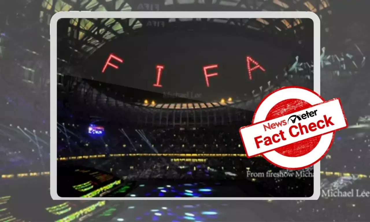Fireworks video of FIFA World Cup opening ceremony is edited