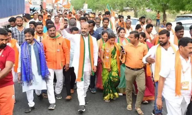 Telangana HC allows Bandi Sanjays Bhainsa padayatra, but with conditions