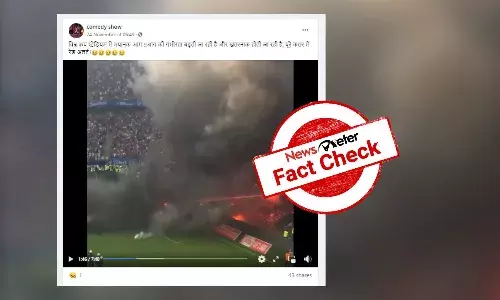 Video from Germany shared as fire at a stadium during FIFA World Cup