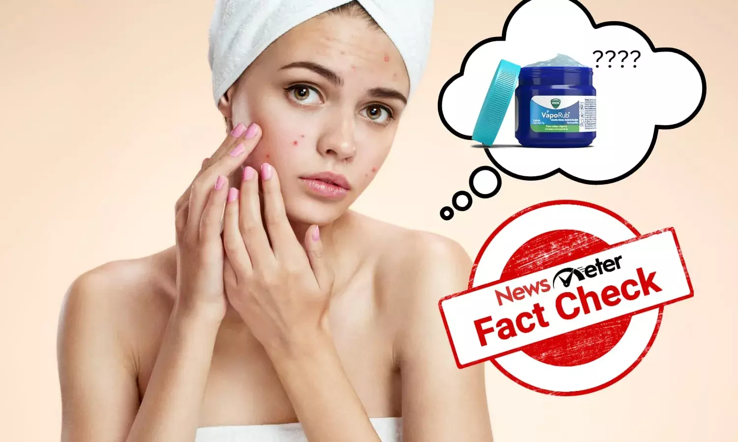 Can Vicks VapoRub reduce acne and pimples?