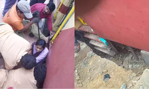 Vizag: RPF rescues woman who got stuck between compartment & platform at Duvvada