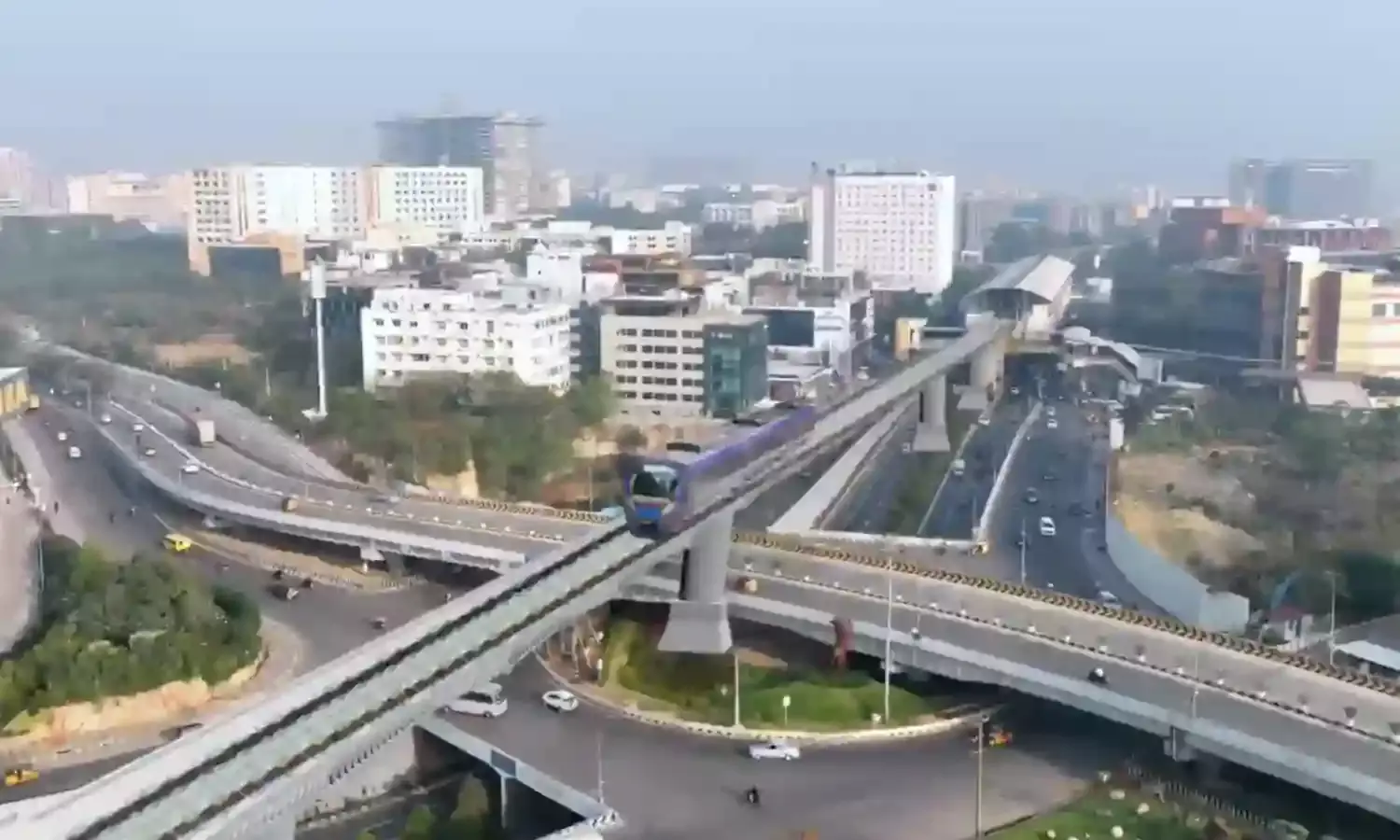 KCR launches Metro phase-II project to connect Raidurg to Shamshabad airport