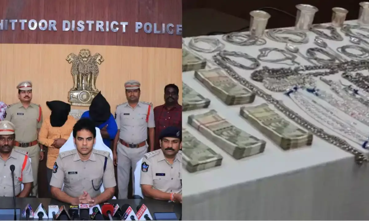 2 members of notorious gang that robbed banks, shops nabbed in Chittoor