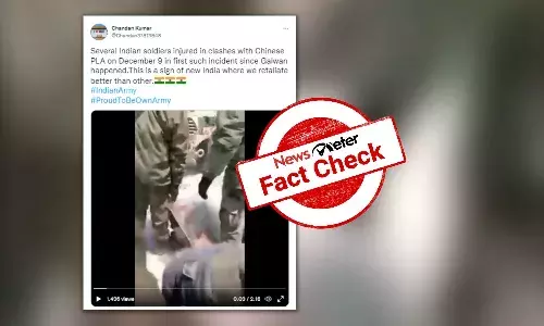 Old video of Pangong passed off as recent from Tawang