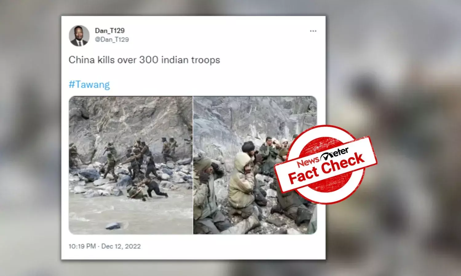 Old photos falsely linked to recent India-China clash in Tawang